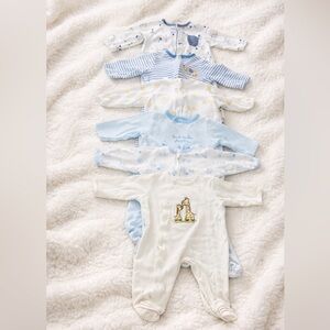 Baby One Piece Set Footed Pajamas